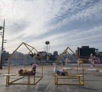 포항 해상공원에 ‘K팝 아이돌’ 설치 미술 전시 열려